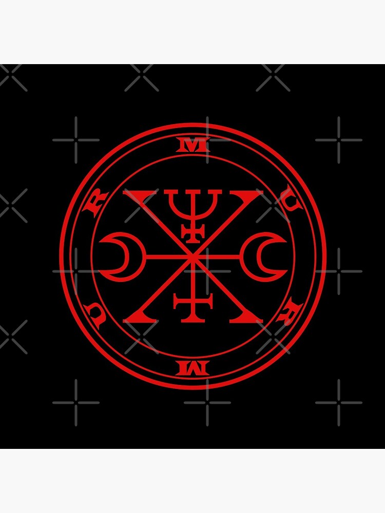 Murmur demon red Sigil occult Magick Seal Murmur demon red Sigil occult Magick Seal