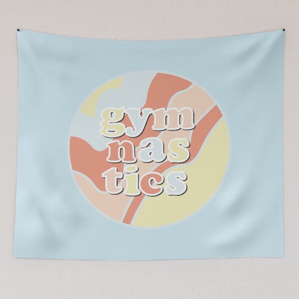 Item preview, Gymnastics Retro Pastel designed and sold by Flexiblepeople.