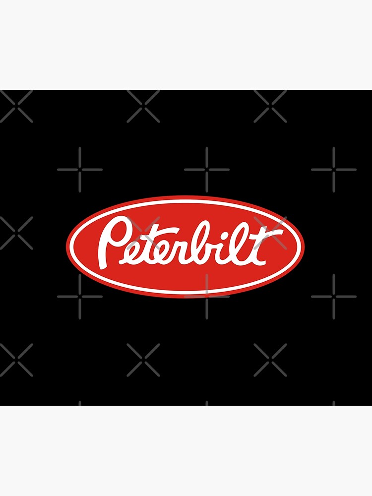 Discover Peterbilt Truck Racing Logo Shower Curtain