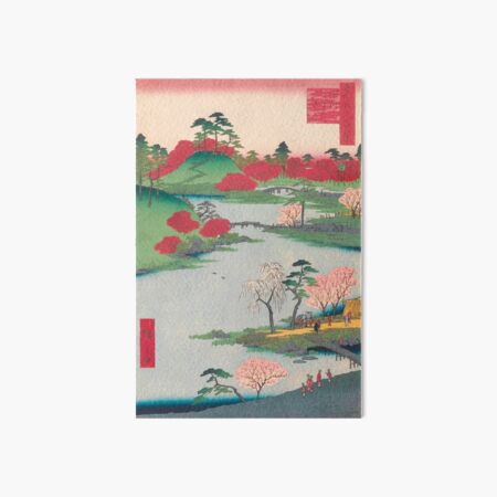 Item preview, Spring Shrine Garden Vintage Ukiyo-e Japanese Art designed and sold by VintageArchive.