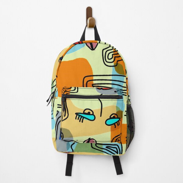 Item preview, La fatiga - Caras abstractas sobre bloques de color designed and sold by StellaBleue.