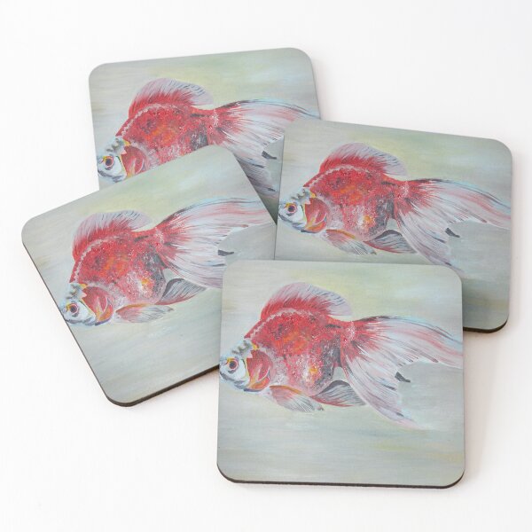 Item preview, Ryukin Goldfish Acrylic Painting designed and sold by taiche.