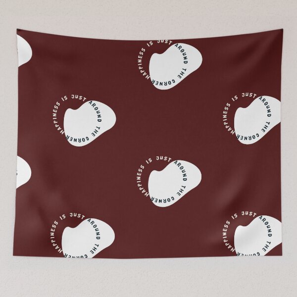 Item preview, HAPPINESS IS JUST AROUND THE CORNER  designed and sold by amision.