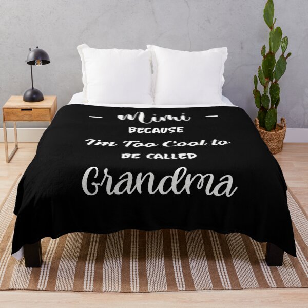 Item preview, Mimi Because I'm Too Cool to Be Called Grandma - Sarcastic grandma designed and sold by NSTeeDesign.
