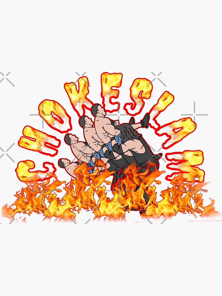 "CHOKESLAM" Sticker for Sale by Concerned Citizen Redbubble