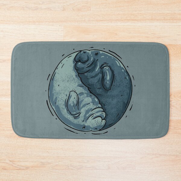 Item preview, Manatee Yin and Yang | Dugong | Manatee County designed and sold by Any Color Designs.