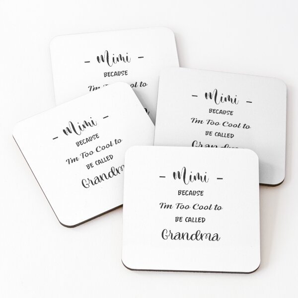 Item preview, Mimi Because I'm Too Cool to Be Called Grandma - Sarcastic grandma designed and sold by NSTeeDesign.