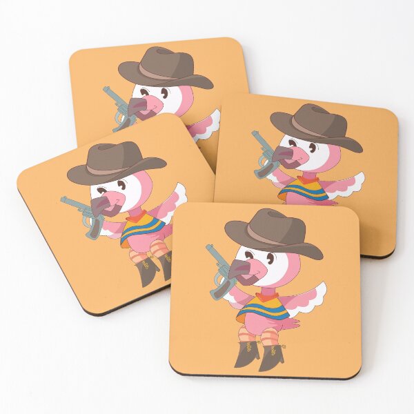Item preview, Flamingo youtube Flamingo Plush cowboy outfit bird cartoon cowboy hat, rope, howdy ho designed and sold by SGS-.