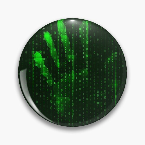 Aperçu de l'œuvre Main de code Cyber Matrix créée et vendue par Brendsy.