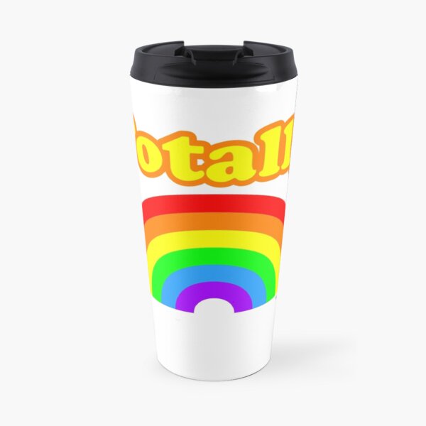 Totally Rainbow Logo Travel Mug