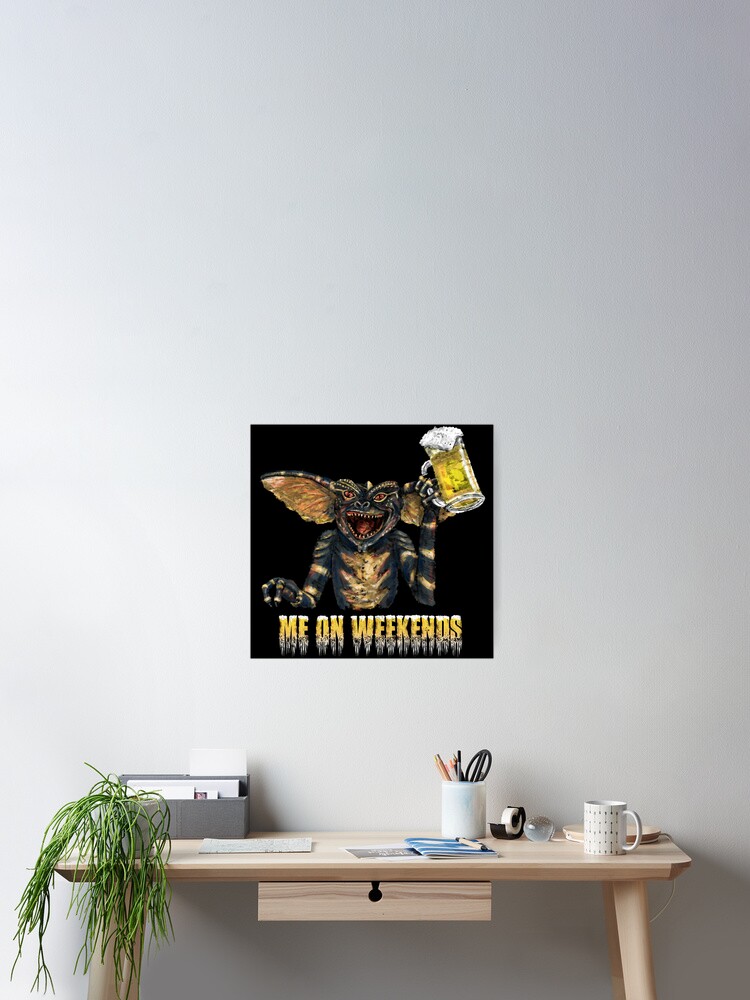 Thumbnail 2 of 3, Poster, Me on Weekends designed and sold by StudioNMdesign.