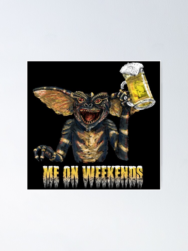 Thumbnail 1 of 3, Poster, Me on Weekends designed and sold by StudioNMdesign.