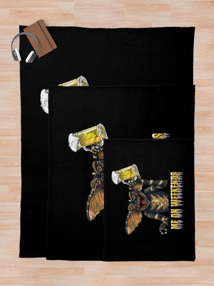 Thumbnail 5 of 6, Throw Blanket, Me on Weekends designed and sold by StudioNMdesign.