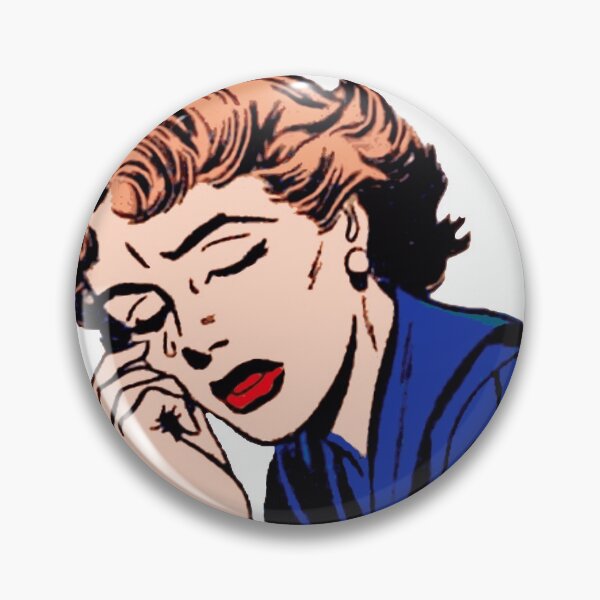 Item preview, Crying Comic Girl designed and sold by brushandframes.