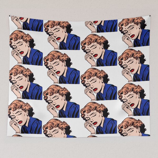 Item preview, Crying Comic Girl designed and sold by brushandframes.