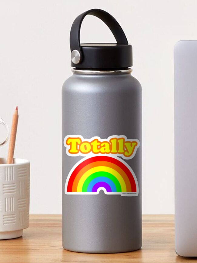 Thumbnail 1 of 3, Sticker, Totally Rainbow Logo designed and sold by sadmachine.