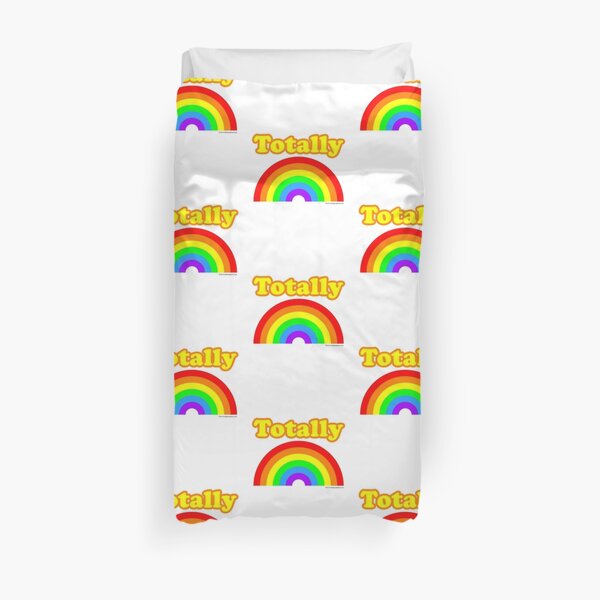 Totally Rainbow Logo Duvet Cover
