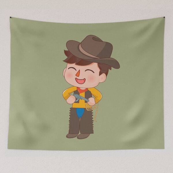 Item preview, Flamingo youtube Flamingo Plush cowboy outfit face cartoon cowboy hat, rope, howdy ho designed and sold by SGS-.
