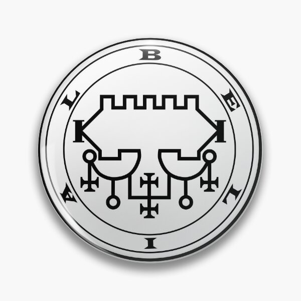Item preview, Belial demon King black Sigil occult Magick Seal designed and sold by InfernalDesignZ.