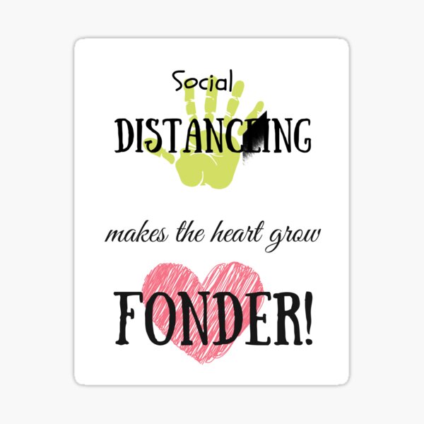 Item preview, Social Distance designed and sold by GrowAndBuild.