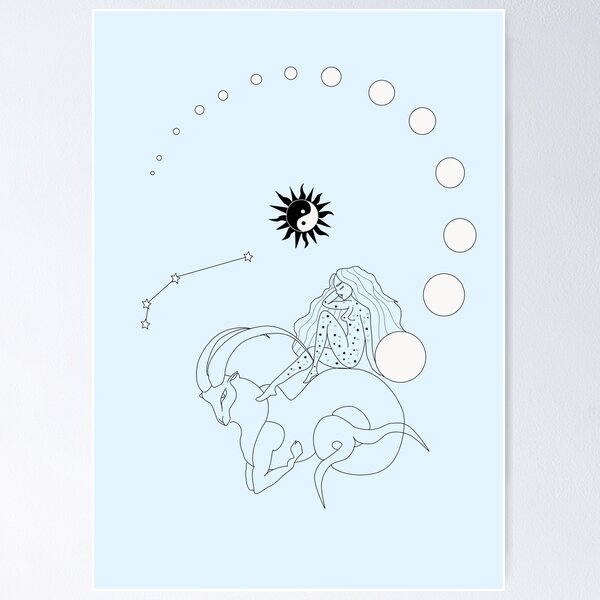 Item preview, Aries Conquering Saturn  designed and sold by astraldraws.