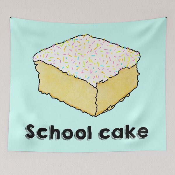 Item preview, School Cake | School Dinners | Funny Education Classroom Memories  designed and sold by theBlueKazoo.