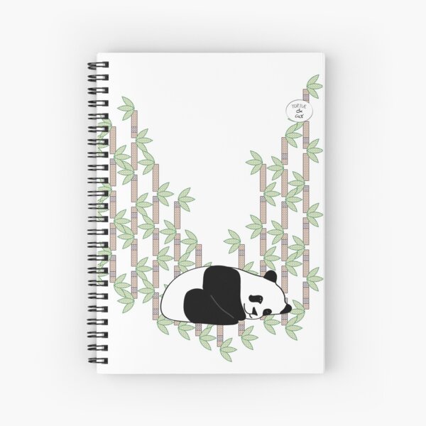 Panda & bamboo - spiral notebook Spiral Notebook