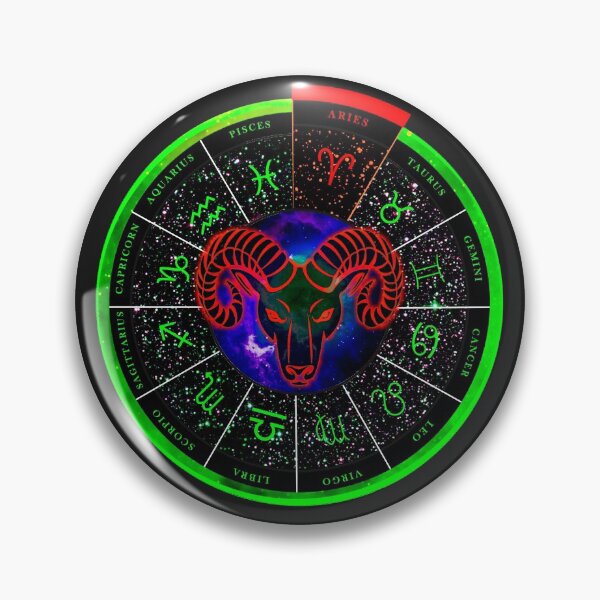Item preview, Aries on zodiac wheel designed and sold by ThairoRM.