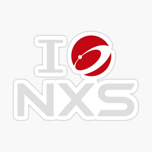I HEART NXS Nexus Official Sticker