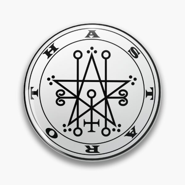 Item preview, Astaroth Astarte demon black Sigil occult Magick Seal designed and sold by InfernalDesignZ.
