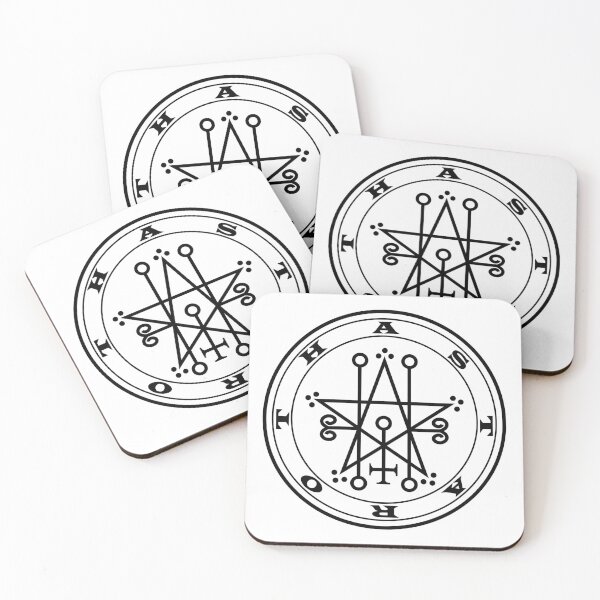 Item preview, Astaroth Astarte demon black Sigil occult Magick Seal designed and sold by InfernalDesignZ.