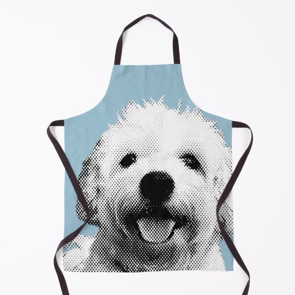 Item preview, Cavachon Dog Cuteness Pop Art in Baby Blue designed and sold by ZebaaShop.