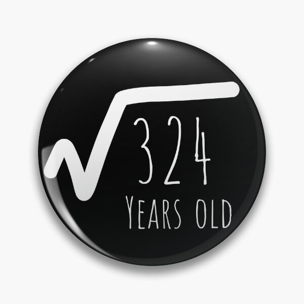Item preview, 18th birthday square root 324 designed and sold by Oreo2020 Creations.