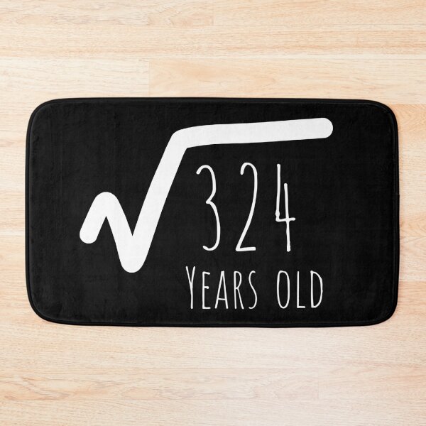 Item preview, 18th birthday square root 324 designed and sold by Oreo2020 Creations.