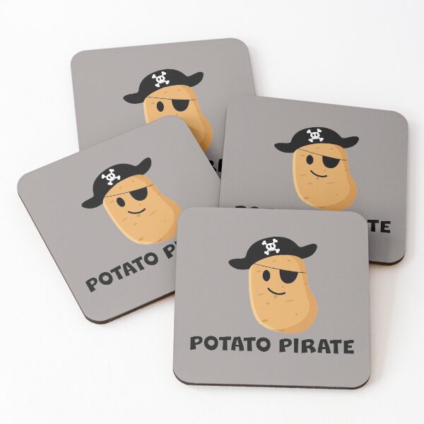 Item preview, Potato Pirate - Black designed and sold by SmileMiau.