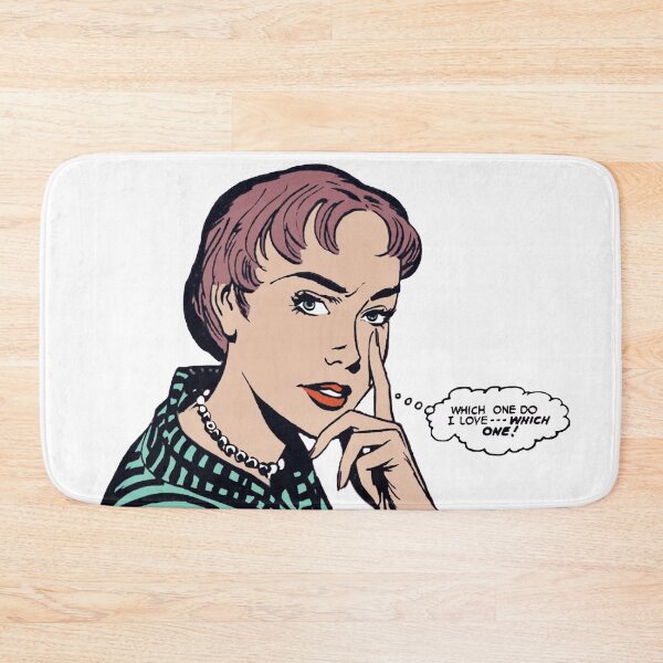 Item preview, Comic Girl's Dilemma designed and sold by brushandframes.