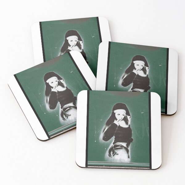 Item preview, NUN BANKSY STENCIL STYLE URBAN GRAFFITI designed and sold by kwiebe34.