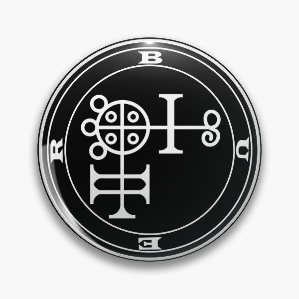 Item preview, Buer demon President white Sigil occult Magick Seal designed and sold by InfernalDesignZ.