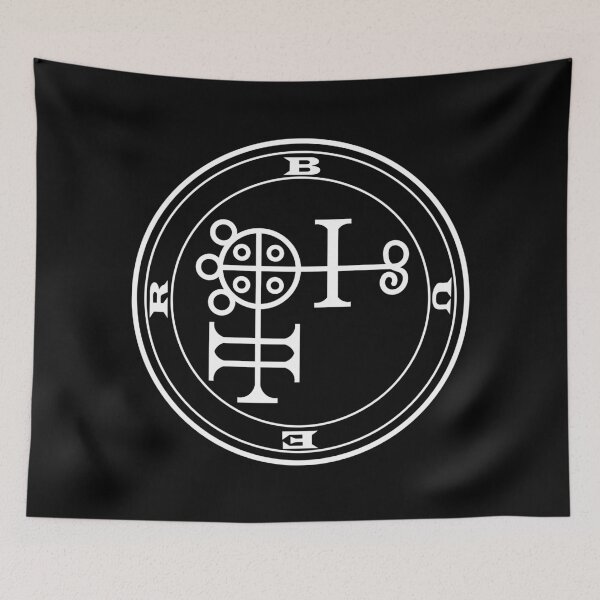Item preview, Buer demon President white Sigil occult Magick Seal designed and sold by InfernalDesignZ.