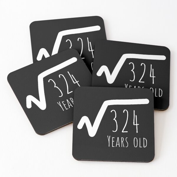 Item preview, 18th birthday square root 324 designed and sold by Oreo2020 Creations.