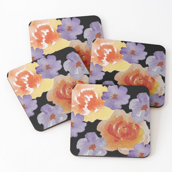 Item preview, Oversized watercoloured florals designed and sold by PURPLEbliss.