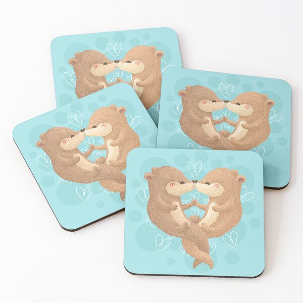 Item preview, Kissing Each Otter designed and sold by Khotekmei.