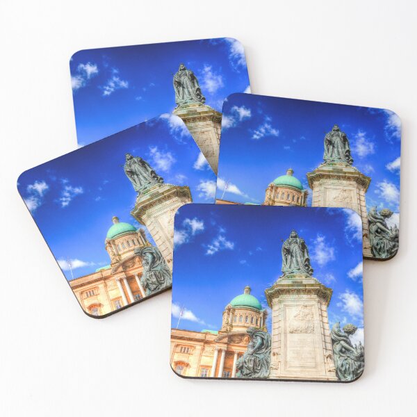 Item preview, Queen Victoria Statue And Hull City Hall designed and sold by Paul Thompson Photography.