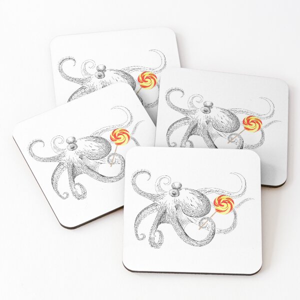 Item preview, octopus with Lollipop designed and sold by VicaVeresk.