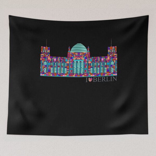 Artikelvorschau, Berlin Reichstag T-Shirt - Pop Art Design entworfen und verkauft von KDesigns85.