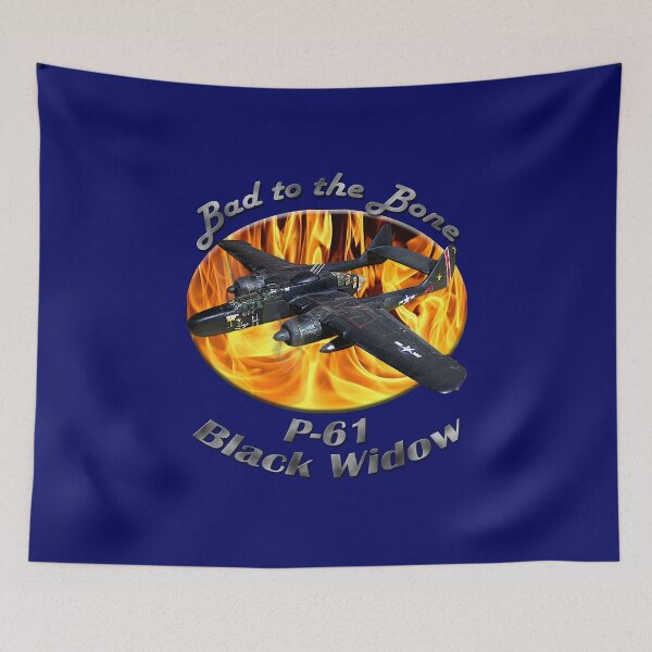 Item preview, P-61 Black Widow Bad To The Bone designed and sold by hotcarshirts.