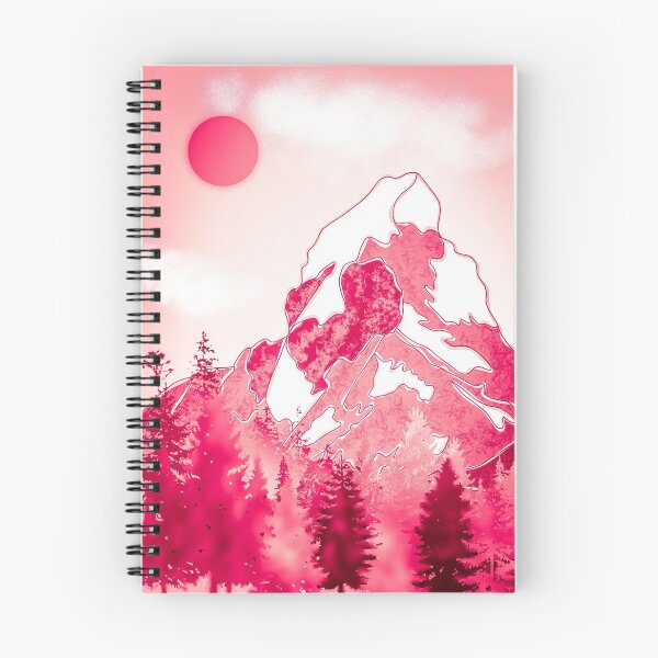 Item preview, Pink mountains designed and sold by Catherine  Milchard.