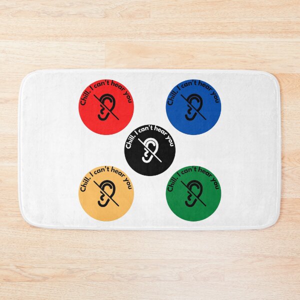 Item preview, Chill. I can't hear you. Hard of hearing Stickers designed and sold by Mothe3rd.