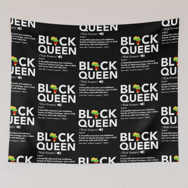 Item preview, Black Queen Definition - African Pride Melanin Poppin & Educated designed and sold by JukeLox.