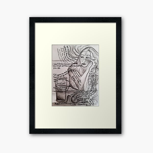 Riverflow - songs by the Levellers Framed Art Print